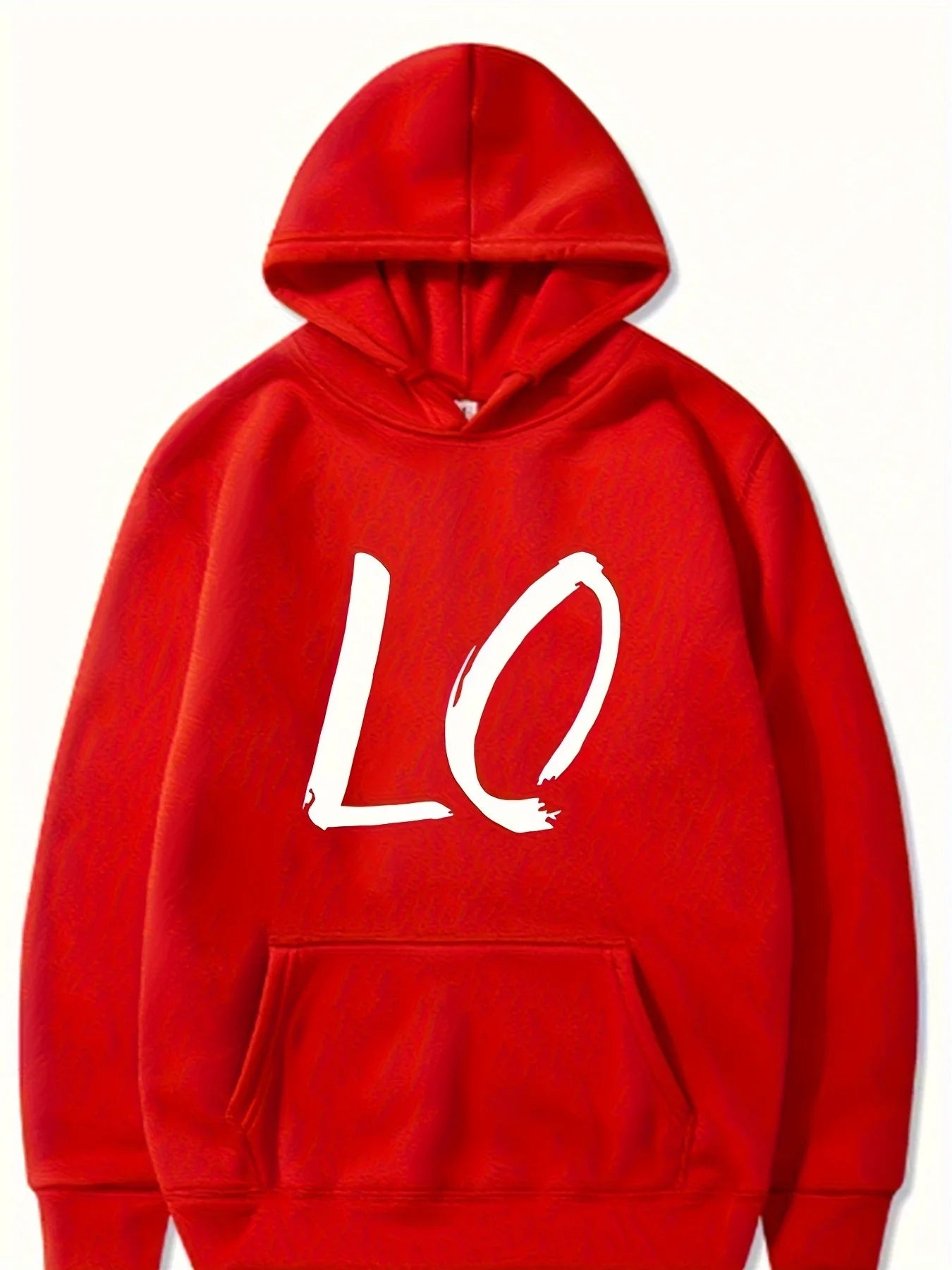 LOVE Letter Print Couple Hoodies – Matching Pullover Sweatshirt