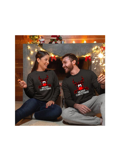 Merry Christmas Mr &amp; Mrs Couple Sweatshirts – Matching Holiday Pullover